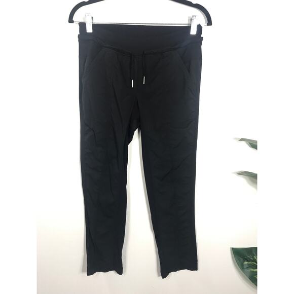 Lululemon Street To Studio Pant II Unlined Black Size 4 Elastic Waist Ankle - Picture 1 of 9